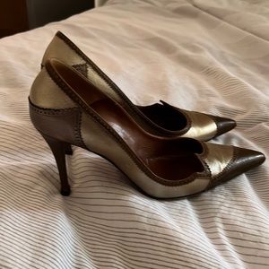 Gunmetal Heels (Made in Italy)